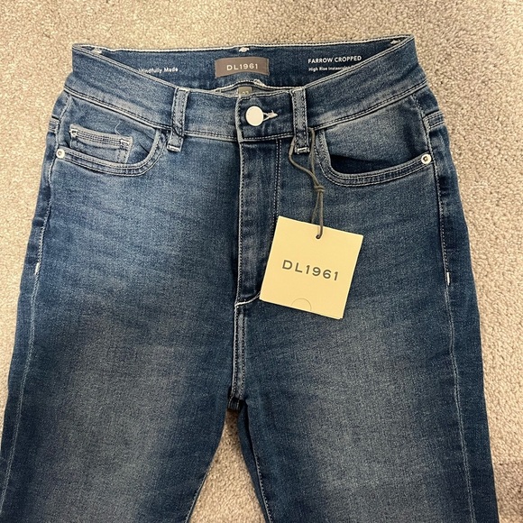 DL1961 Women's Dark Blue Ankle Jeans - Picture 5 of 5